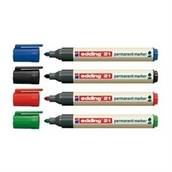MARCADOR PERMANENTE EDDING ECOLINE 21 COLOR AZUL EDDING 21-003