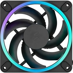 FRACTAL VENTILADOR CAJA  MOMENTUM 12 RGB 3-PACK BLACK FD-F-M
