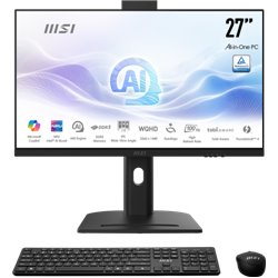 MSI AIO MODERN AM273Q AI 1UM-055ES. 27” IPS 2560x1440 (WQHD) 100HZ. INTEL ULTRA 7 155H. INTEL IRIS XE GRAPHICS.DDR5 32GB (16G*2)