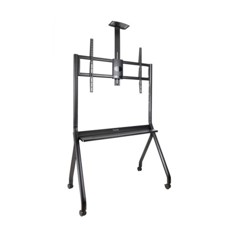 TOOQ SOPORTE SUELO RUEDAS "iSTAR" FS20208M-B, PARA  PANTALLAS 55-100", NEGRO.