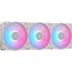 VENTILADOR CAJA CORSAIR RX RGB MAX Series, iCUE LINK RX120 RGB MAX White, 120mm RGB Fan, Triple Fan Kit CO-9051038-WW