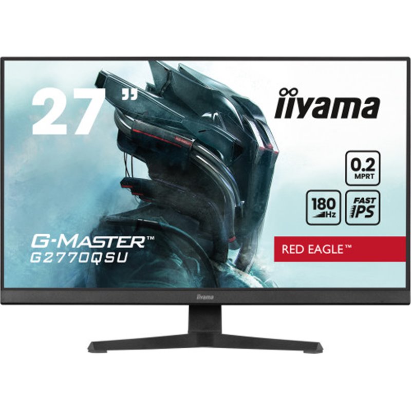 MONITOR IIYAMA 27 PULGADAS, IPS 180Hz, FLC, 4x 3.2
