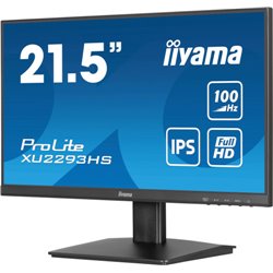 IIYAMA MONITOR PANEL IPS DE 21.5’’, REGULABLE, 100 HZ, HDMI, REDUCTOR DE LUZ AZUL, ALTAVOCES