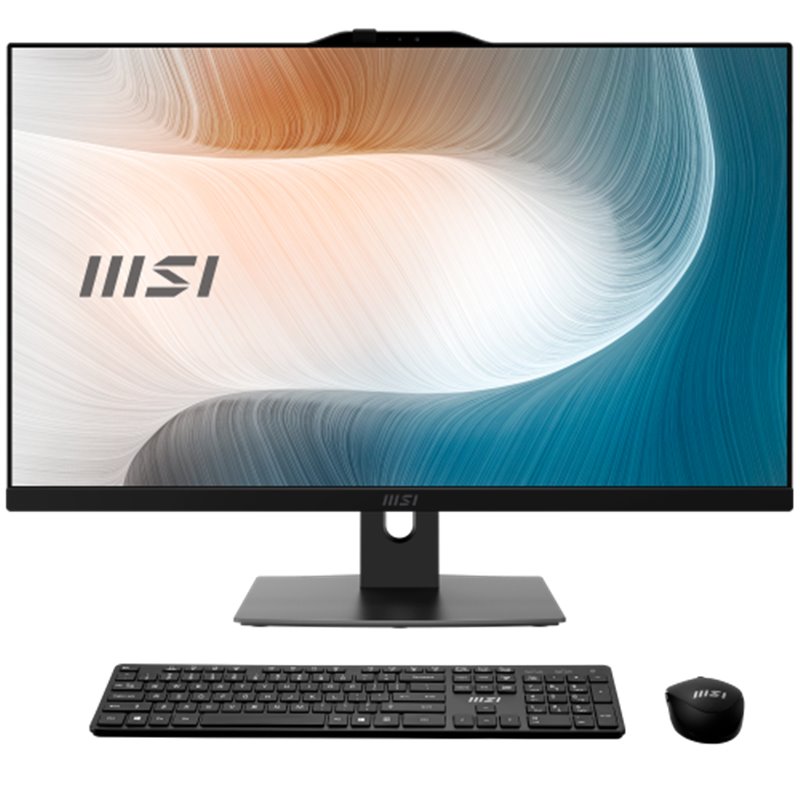 MSI AIO MODERN AM272P 1M-893ES. 27" IPS LED FHD (1920X1080). I5-120U. INTEL  IRIS XE GRAPHICS. SO-DIMM DDR5 16GB (8GBX2). 512GB 