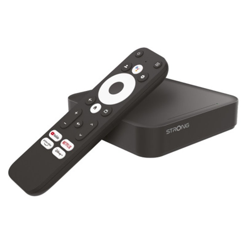 STRONG SMART GOOGLE TV BOX LEAP-S3 4K UHD-NETFLIX-DISNEY PLUS- CONTROL POR VOZ