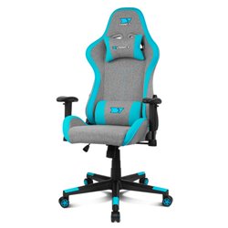 DRIFT DR90 PRO Silla para videojuegos de PC Asiento acolchado Azul, Gris