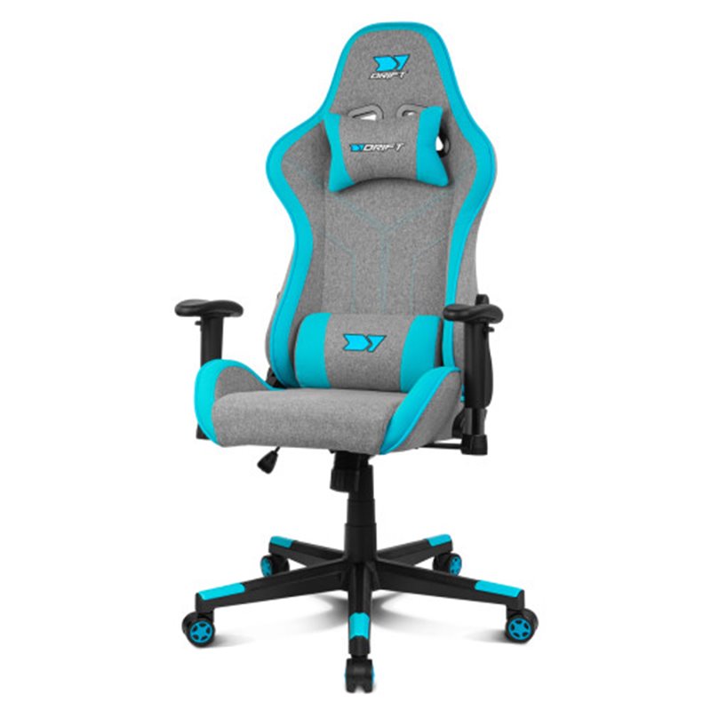 DRIFT DR90 PRO Silla para videojuegos de PC Asiento acolchado Azul, Gris