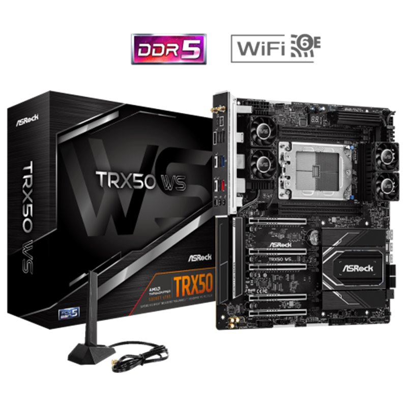 Asrock TRX50 WS AMD TRX50 Socket sTR5 ATX extendida