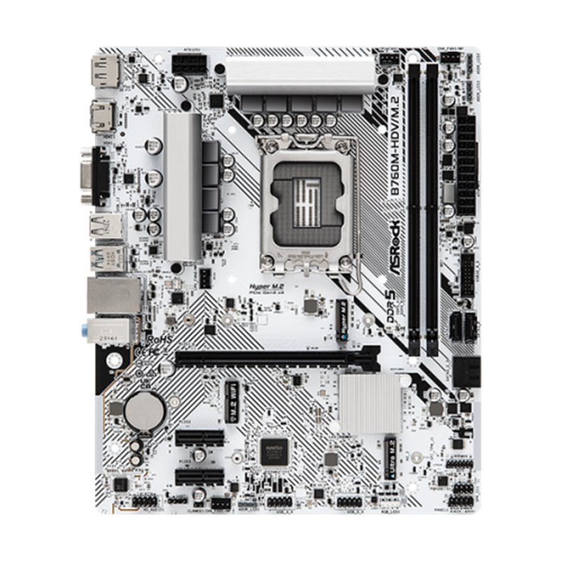Asrock B760M-HDV/M.2 placa base Intel B760 LGA 1700 micro ATX