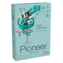 PAQUETE 500H PAPEL FRESH PREMIUM 75GR A4 PIONEER CIE 169 PIF0750040