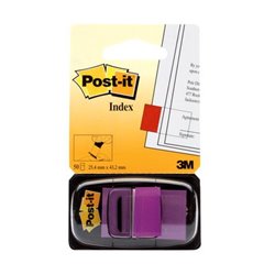 BLISTER DISPENSADOR 50 MARCADORES INDEX VIOLETA 25,4X43,2MM 680-8 POST-IT 7000144933