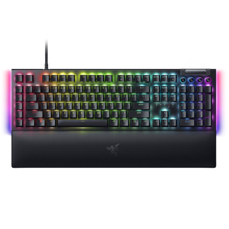 TECLADO RAZER BLACKWIDOW V4 GREEN SWITCH (USA) (RZ03-04690100-R3M1)