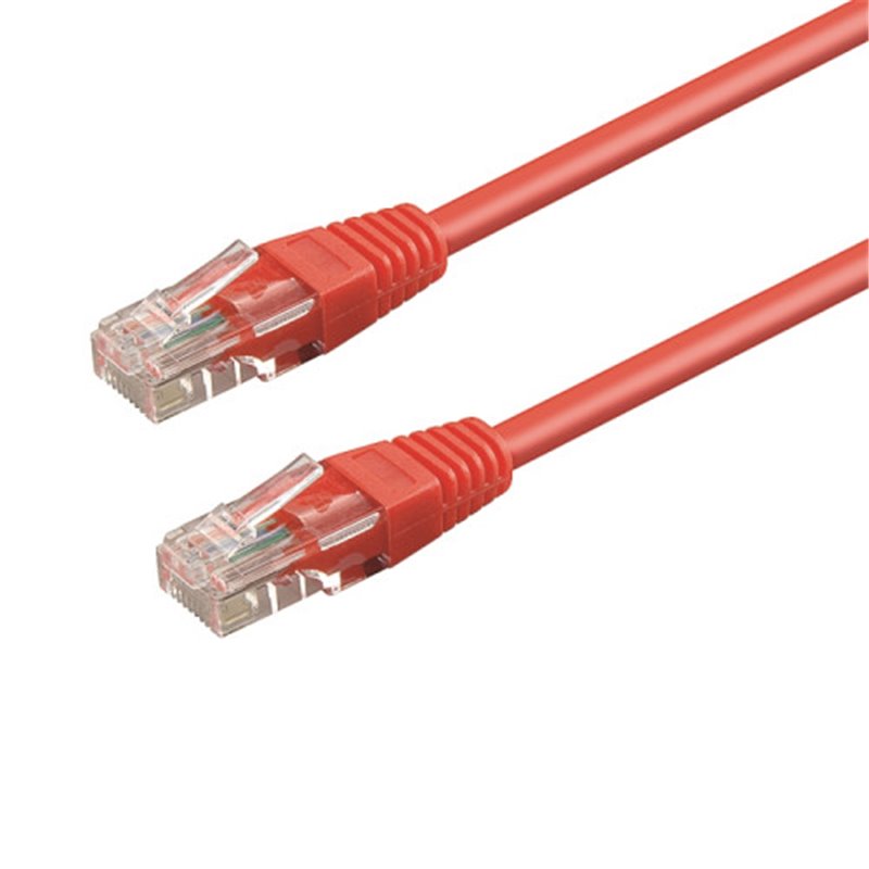 WP WPC-PAT-6U010R cable de red 1 m Cat6 U/UTP (UTP) Rojo
