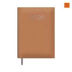 AGENDA 2026 LISBOA DÍA PÁGINA 14 X 20 CM. COLOR CÁMEL CATALAN DOHE 12693 - 26