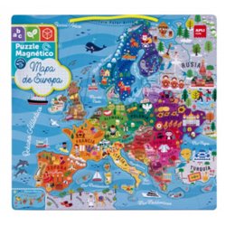 MAPA MAGNÉTICO DE EUROPA APLI 19246