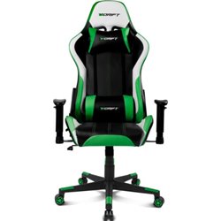 DRIFT DR175 Silla para videojuegos universal Asiento acolchado Negro, Verde, Blanco