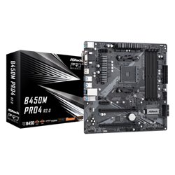 Asrock B450M Pro4 R2.0 AMD B450 Zócalo AM4 micro ATX