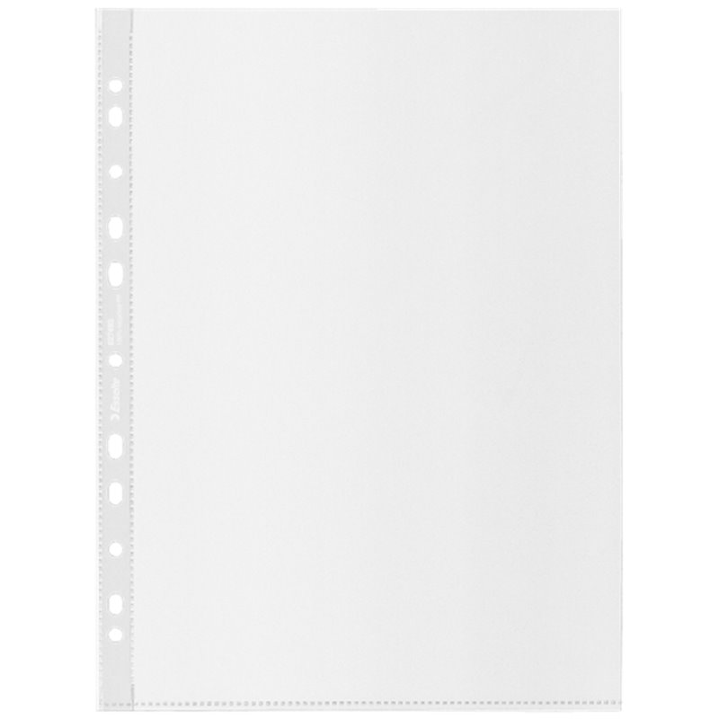 CAJA 100 FUNDAS POLIPROPILENO MULTITALADRO REFORZADA PIEL NARANJA A4 RECYCLE 70 MICRAS ESSELTE 627493