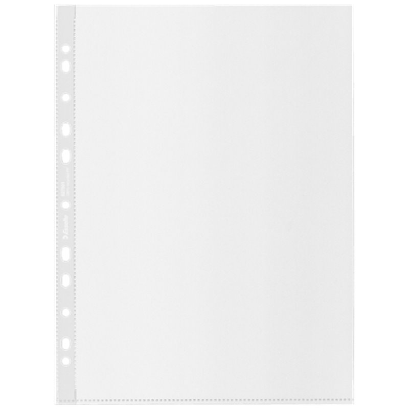 CAJA 50 FUNDAS POLIPROPILENO MULTITALADRO REFORZADA PIEL NARANJA A4 RECYCLE 100 MICRAS ESSELTE 627501