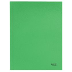 CARPETA CARTON 3 SOLAPAS A4 RECYCLE 100% VERDE LEITZ 39060055