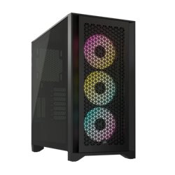 CAJA CORSAIR ICUE 4000D RGB AIRFLOW CRISTAL TEMPLADO NEGRA CC-9011240-WW