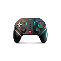 Krom KEXAL Negro, Rojo, Blanco Bluetooth/USB Gamepad Analógico/Digital Android, Nintendo Switch, PC, iOS