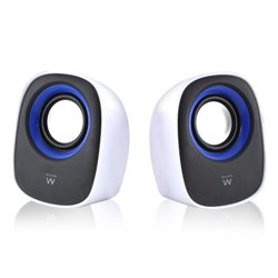 Ewent EW3513 altavoz De 1 vía Negro, Azul, Blanco Alámbrico 5 W