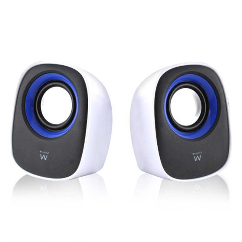 Ewent EW3513 altavoz De 1 vía Negro, Azul, Blanco Alámbrico 5 W