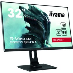 MONITOR IIYAMA 32" GAMING G-MASTER, GB3271QSU-B1,QHD, 2560 x 1440, 1MS, 165HZ, ALT, INCL, REG ALT, USB, HDMI, DISPLAYPORT