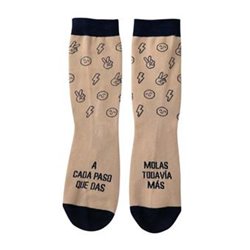 CALCETINES TALLA ÚNICA -A CADA PASO QUE DAS, MOLAS TODAVÍA MÁS MR.WONDERFUL WOA11124ES