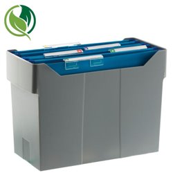 CAJETÍN DE ARCHIVO ARCHIBOX PARA CARPETAS COLGANTES A4 VISIÓN SUPERIOR (NO INCLUYE CARPETAS). MED.EXT: 170X365X260 MM. COLOR GRI