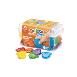 Carioca Teddy Crayons BABY - 48 Uds