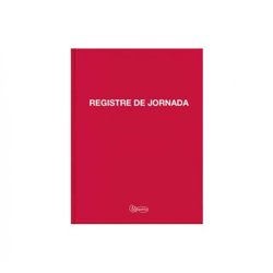 Miquelrius 5390 registro comercial (libro) Rojo 40 hojas