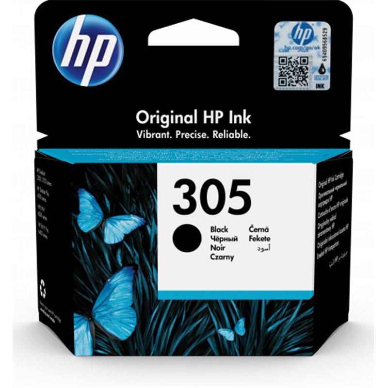 CARTUCHO DE TINTA HP Nº 305 NEGRO (3YM61AE)