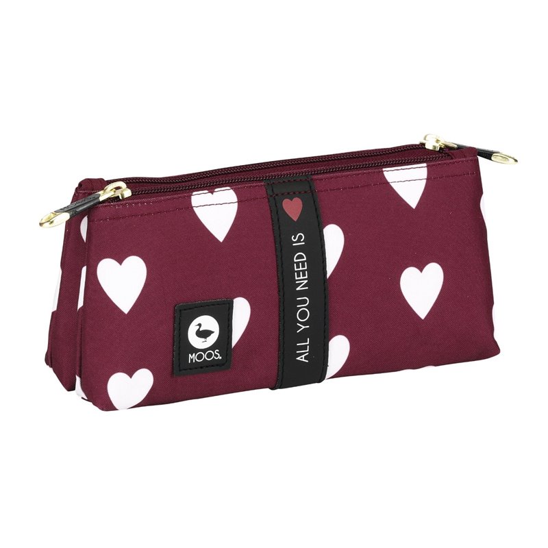 Moos - Neceser plano, dise�o Hearts