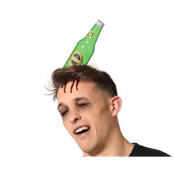 DIADEMA BOTELLA CERVEZA 26X17CM