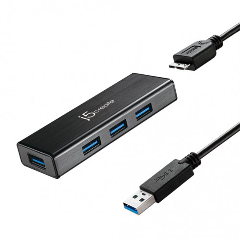 J5CREATE JUH340 MINI HUB USB 3.0 4 PUERTOS