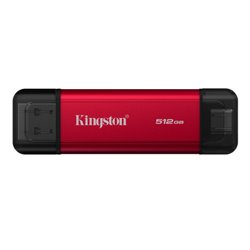 Kingston Technology 512GB Dual USB-A/C Portable SSD, Up to 1050MB/s USB 3.2 Gen 2
