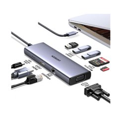 Ugreen Revodok USB-C 6-IN-1 Hub met 4K HDMI USB Tipo C 10000 Mbit/s