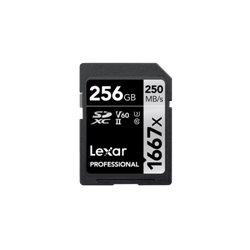 Lexar SDXC, 256 GB UHS-II Clase 10