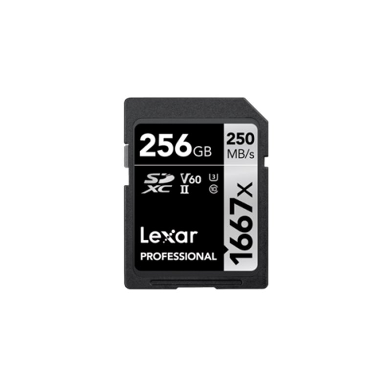 Lexar SDXC, 256 GB UHS-II Clase 10