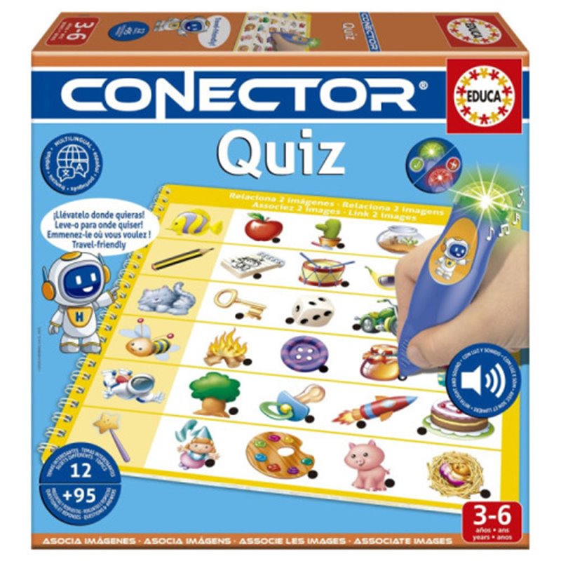 JUEGO EDUCATIVO CONECTOR QUIZ (MULTI) EDUCA 20392