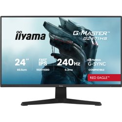 MONITOR IIYAMA 24 PULGADAS RESOLUCIÓN FULL HD (1920X1080), PANEL IPS, 0,8 MS (MPRT), 165 HZ, BRILLO 250, CONTRASTE 1100:1, HDMI,