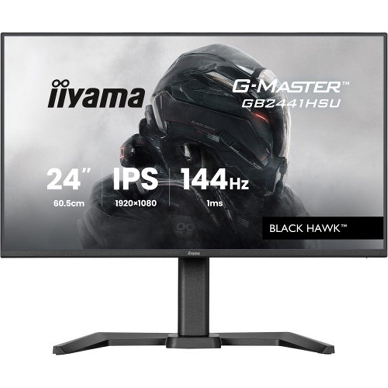 MONITOR IIYAMA 24 PULGADAS RESOLUCIÓN FULL HD (1920X1080), PANEL IPS, 1 MS (MPRT), 100 HZ, BRILLO 250, CONTRASTE 1300:1, HDMI, D