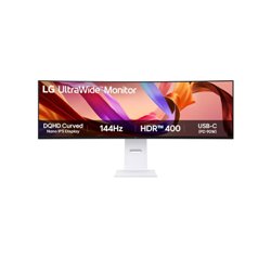 LG 49U950A-W pantalla para PC 124,5 cm (49") 5120 x 1440 Pixeles Dual QHD LED Negro, Blanco