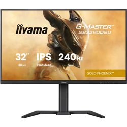 MONITOR IIYAMA, 32 PULGADAS, G-MASTER GB3271QSU-B1 FAST IPS QHD 165HZ 1MS FREESYNC USB-A ALTAVOCES ALTURA AJUSTABLE