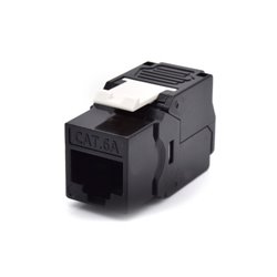WP WPC-KEY-6AUP-TL/BL conector RJ45 Negro, Blanco