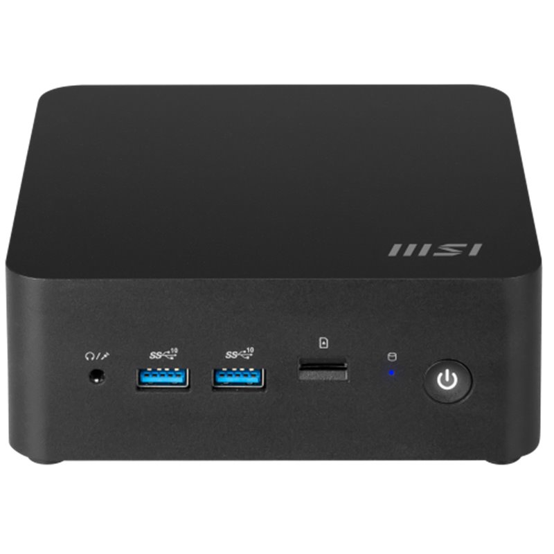 MSI CUBI NUC 1MG-237BEU PC/estación de trabajo barebone 0.84L sized PC Negro 150U Intel® SoC