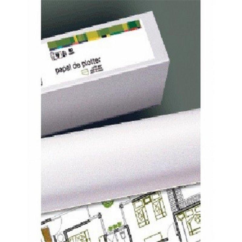 BOBINA PLOTTER PLUS 610X50X50 M. 80G FABRISA 16094