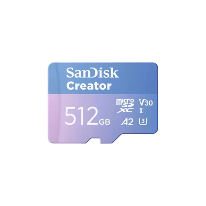 TARJETA SANDISK CREATOR MICROSD 512GB